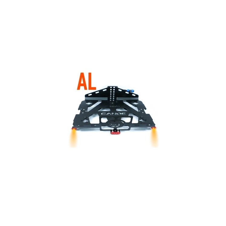 Pack Canoe aluminium 2.0 + 4 en 1 + Eclairage + sac noir et bleu pour Goldwing 2018 à 2025