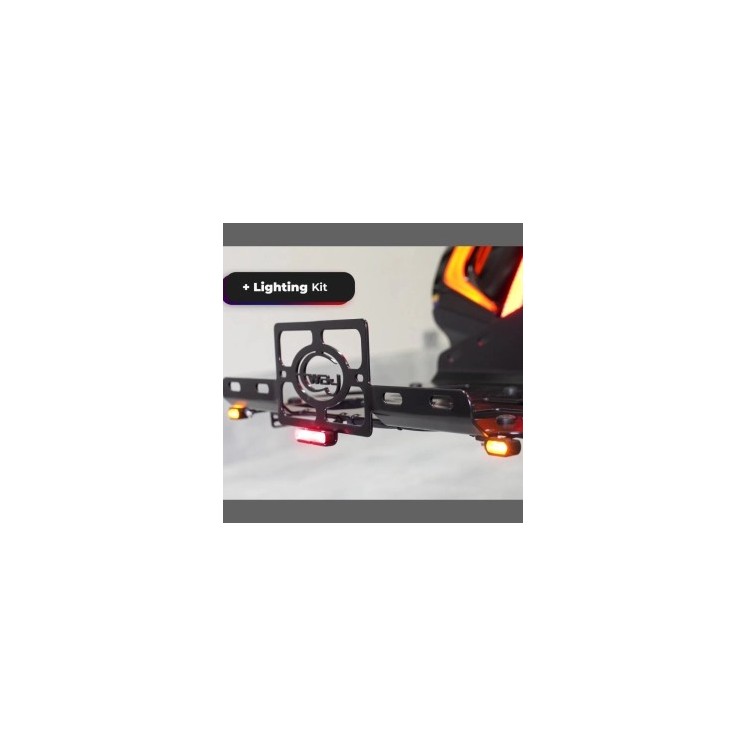 Pack Canoe aluminium 2.0 + 4 en 1 aluminium + éclairage pour Goldwing 2018 à 2025
