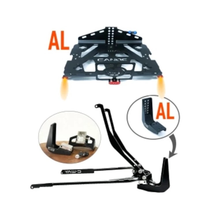 Pack Canoe aluminium 2.0 + 4 en 1 aluminium + éclairage pour Goldwing 2018 à 2025