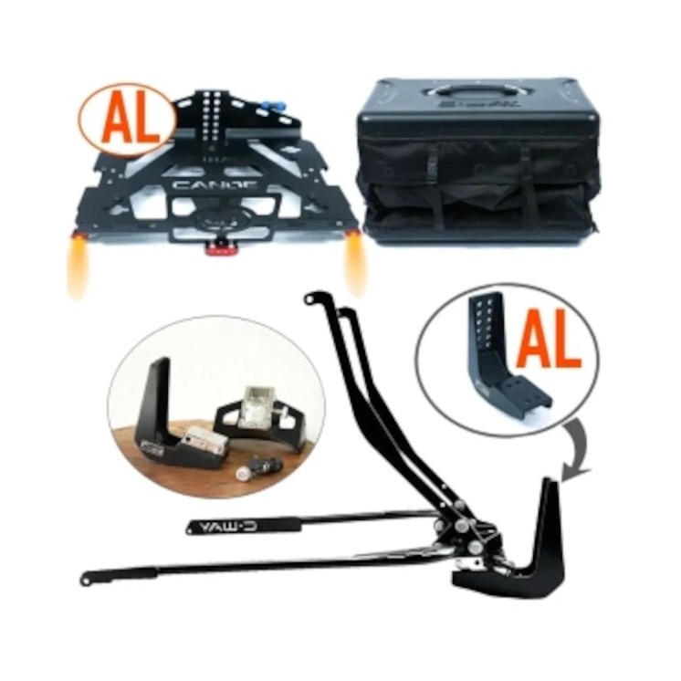 Pack Canoe aluminium 2.0 + 4 en 1 aluminium + éclairage + sac ajustable pour Goldwing 2018 à 2025