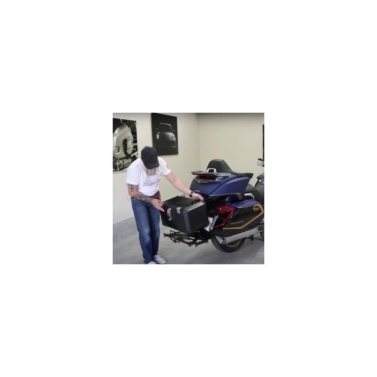Pack Canoe aluminium 2.0 + 4 en 1 aluminium + éclairage + coffre aluminium pour Goldwing 2018 à 2025
