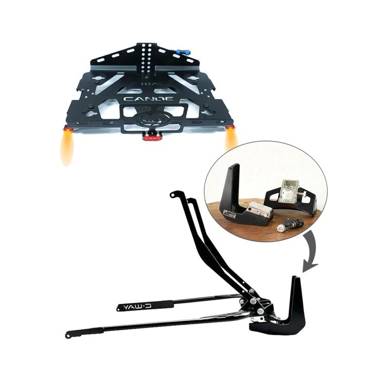 Pack Canoe 2.0 + 4 en 1 + éclairage compatible avec une remorque pour Goldwing 2018 à 2025