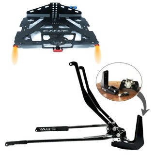 Pack Canoe 1.0 + 4 en 1 + éclairage pour Goldwing 2012 à 2017