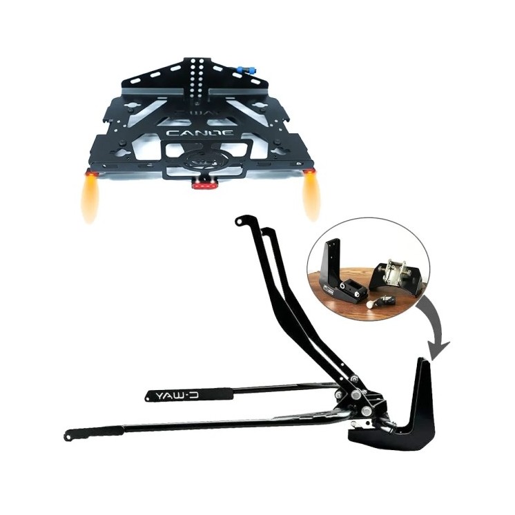 Pack Canoe 1.0 + 4 en 1 + éclairage pour Goldwing 2012 à 2017