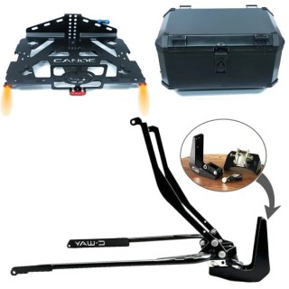 Pack Canoe 1.0 + 4 en 1 + éclairage + coffre aluminium pour Goldwing 2012 à 2017